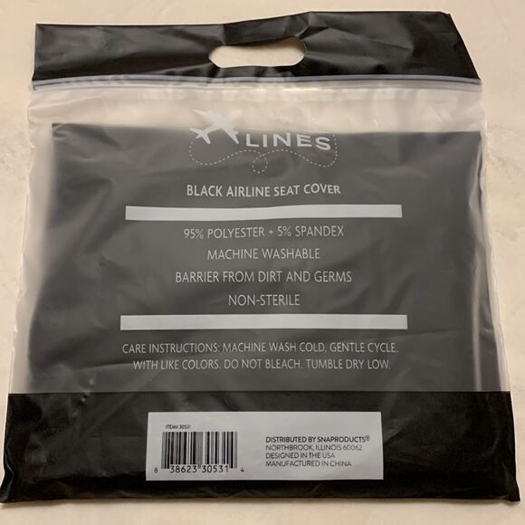 Between The Lines multi-use seat cover and airline tray cover. (Two piec… - Picture 5 of 6